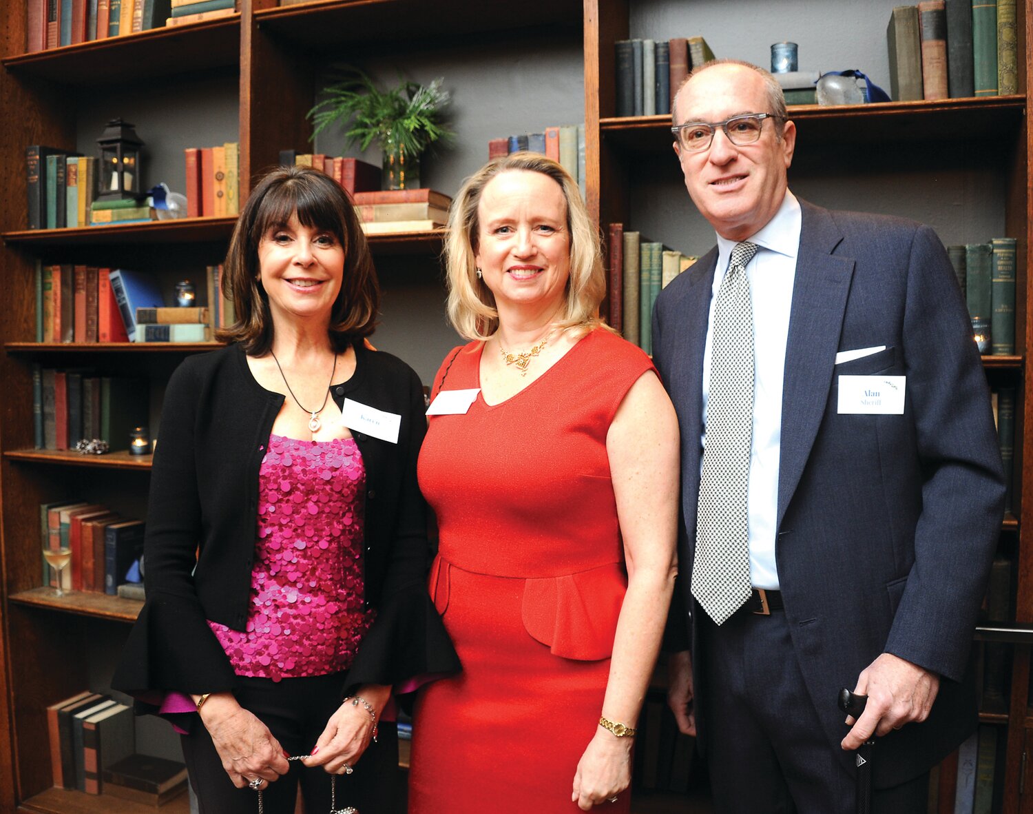 Karen Sheriff, Liz Sigety and Alan Sheriff.