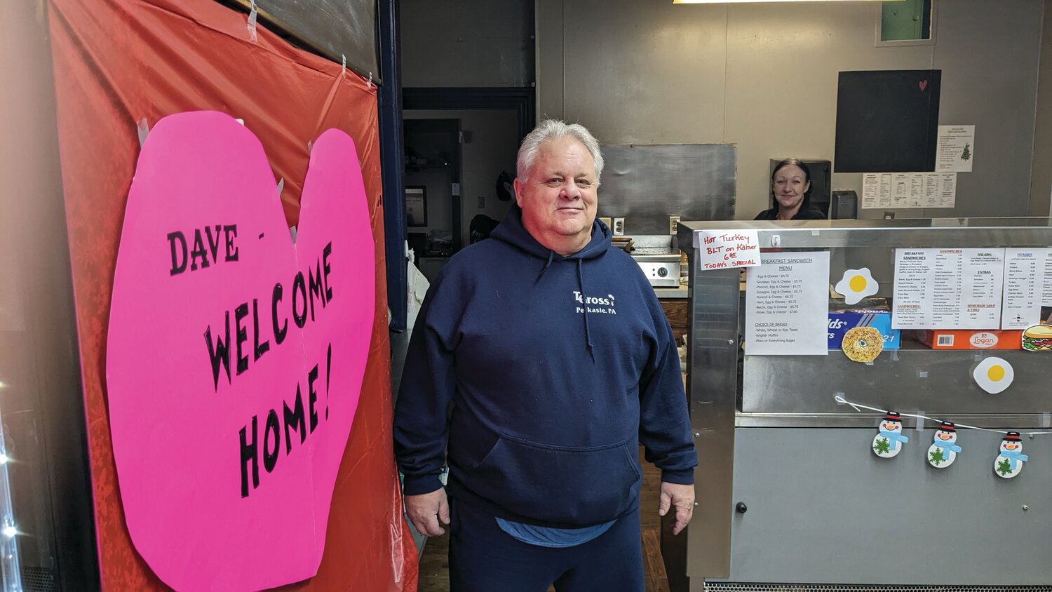 Dave Myers, owner of the Arch Street Deli in Perkasie, spent his fall battling streptococcal pneumonia, a subsequent infection, and congestive heart failure. All the while, the community mobilized to keep the deli running.