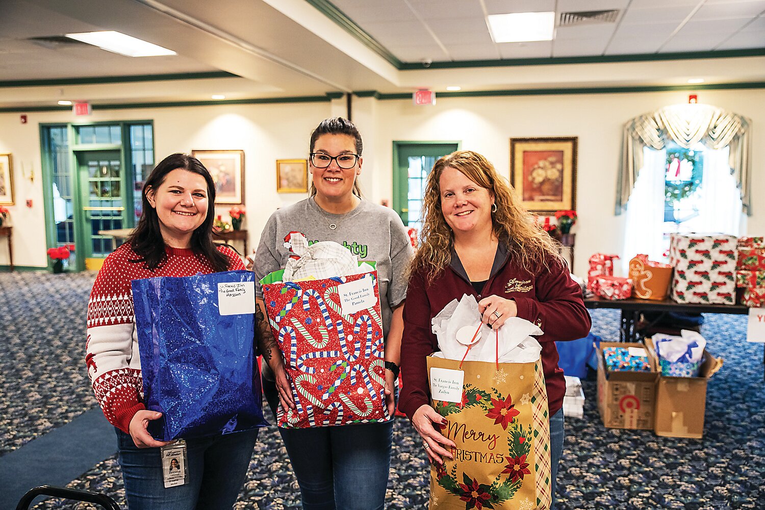 American Heritage Adopt-A-Family Program volunteers.