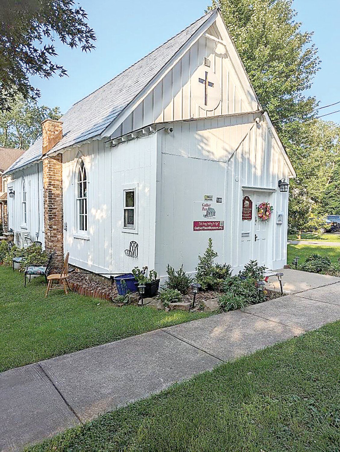 Gather Place is headquartered at the historic African Methodist Episcopal (A.M.E.) Church in Yardley.