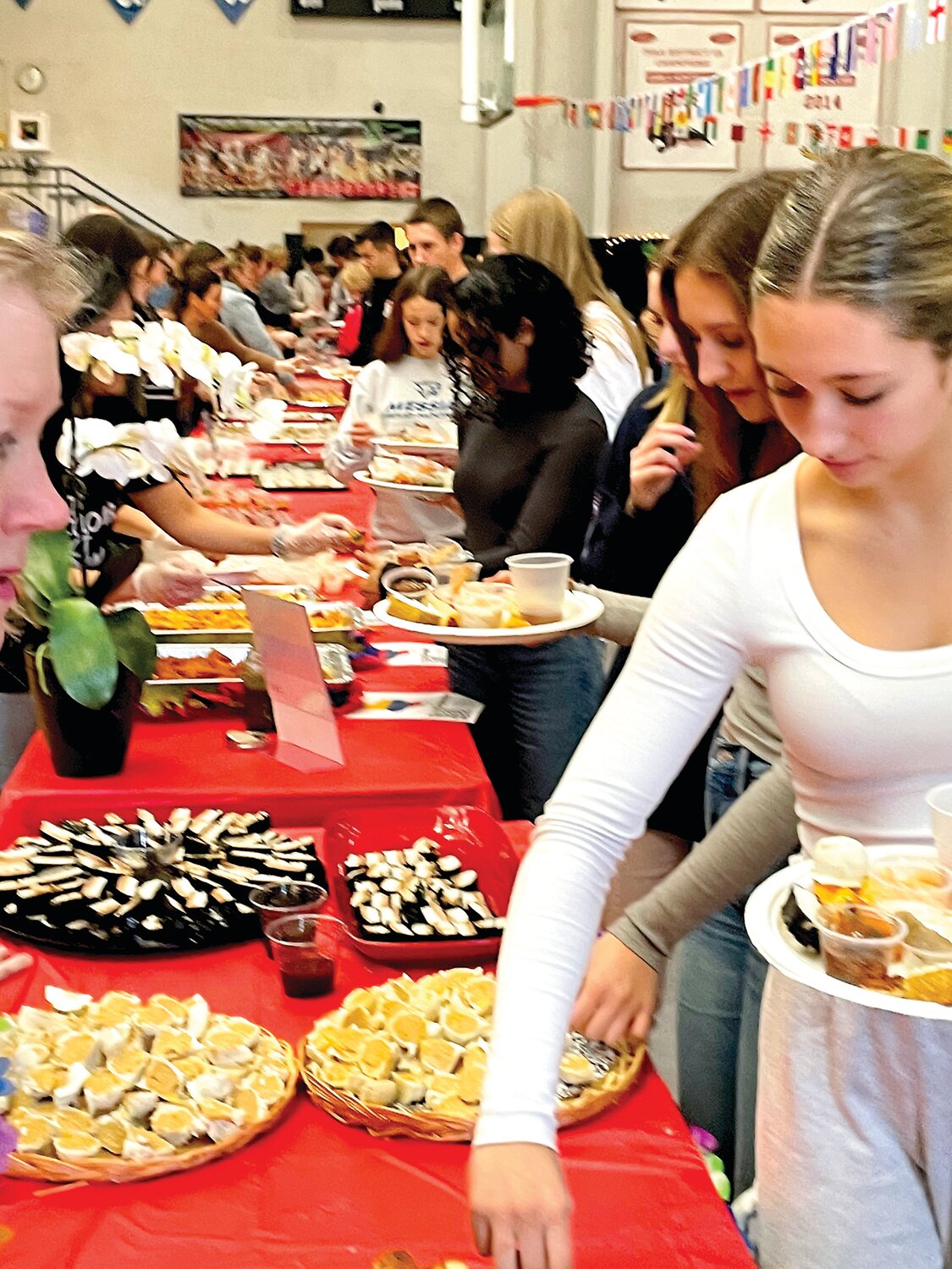 Plumstead Christian School on Feb. 7 held an international festival at the school’s Plumsteadville campus.