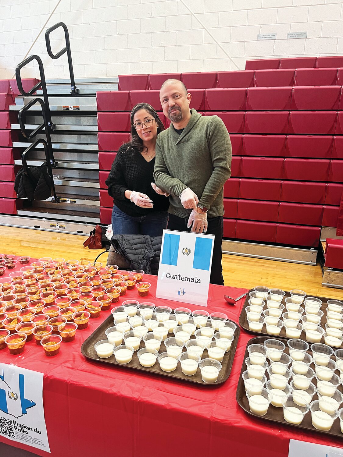 One of the authentic dishes students sampled at the Plumstead Christian School International Festival last month was Pepian de Pollo, a Guatemalan stew containing chicken, tomato and chiles.