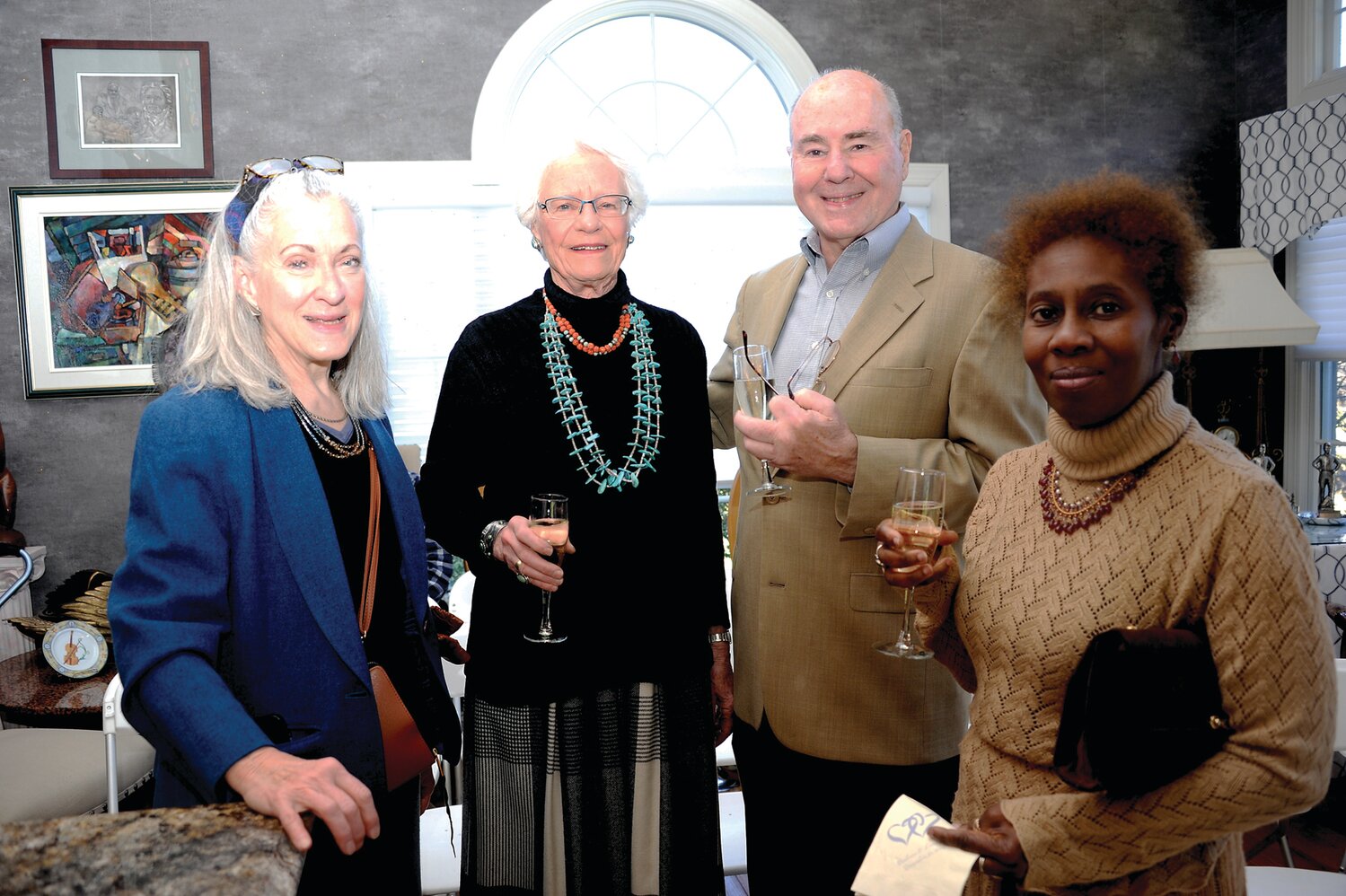 Karthryn Auerback, Mary Pitcairn, Chuck Mintzer and Marion Dierking.