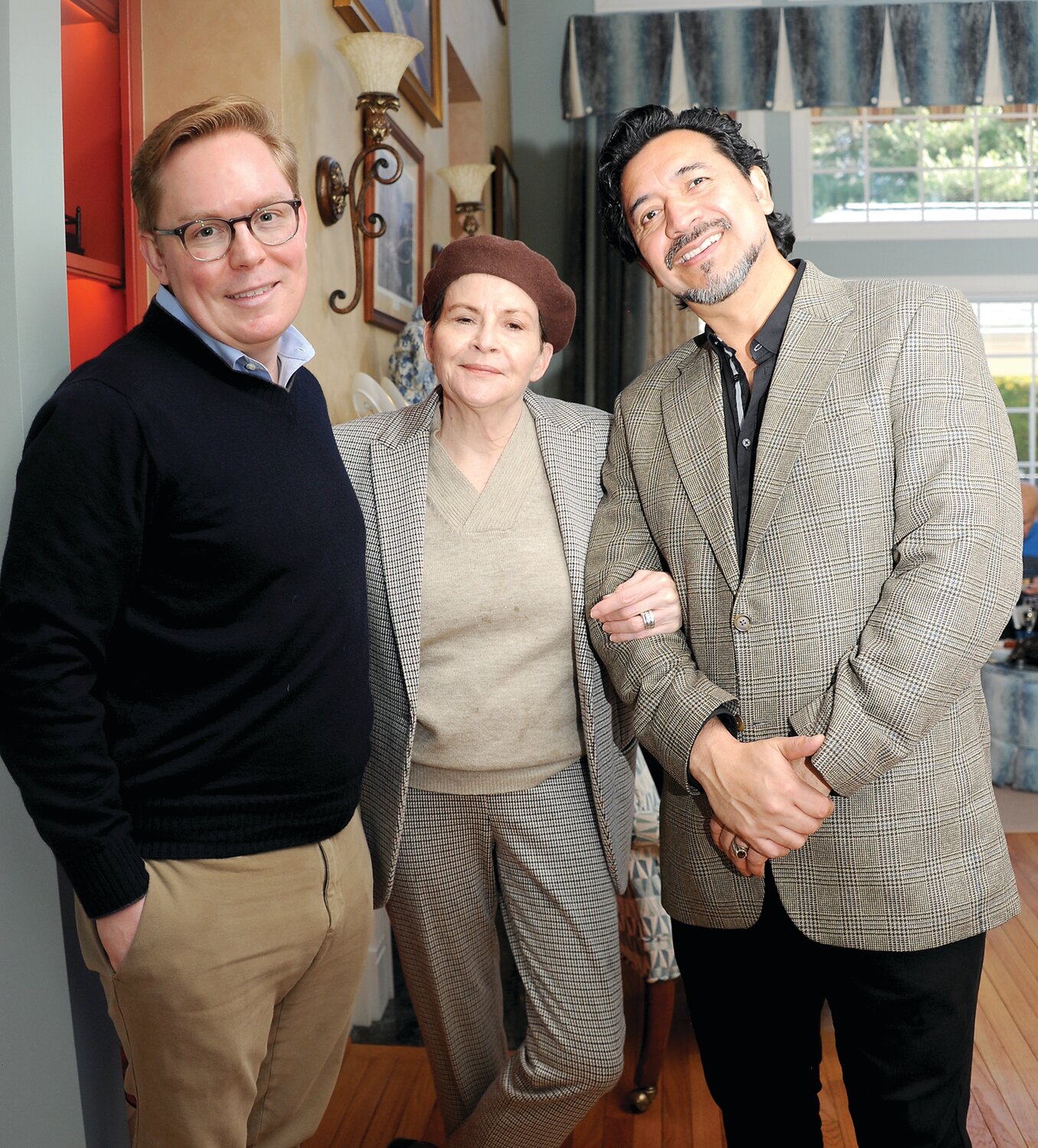 Jason Ward, director of development, AVA; Wendy Gladstone and Luis Ledesma.