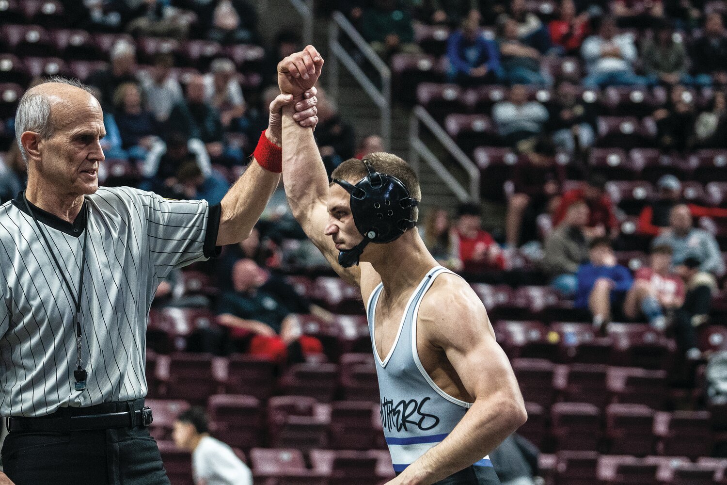 Quakertown’s Mason Ziegler won PIAA bronze in the 121-pound class of the 3A tournament.