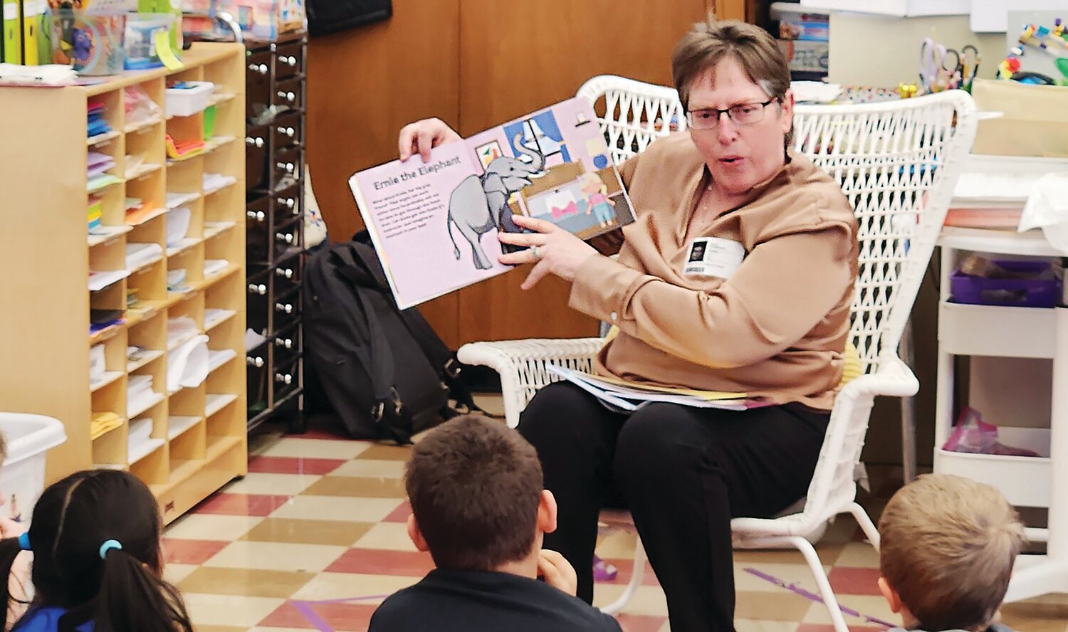 Green Lane resident Paula Stoneback was one of more than 100 St. Luke’s University Health Network employees who participated in Read Across America week. Stoneback, a senior financial analyst at SLUHN, has written four children’s books. She read her book, “Suzie Q Buckaroo, Sleepover at the Zoo, Part 1,” to students at Quakertown Elementary School.