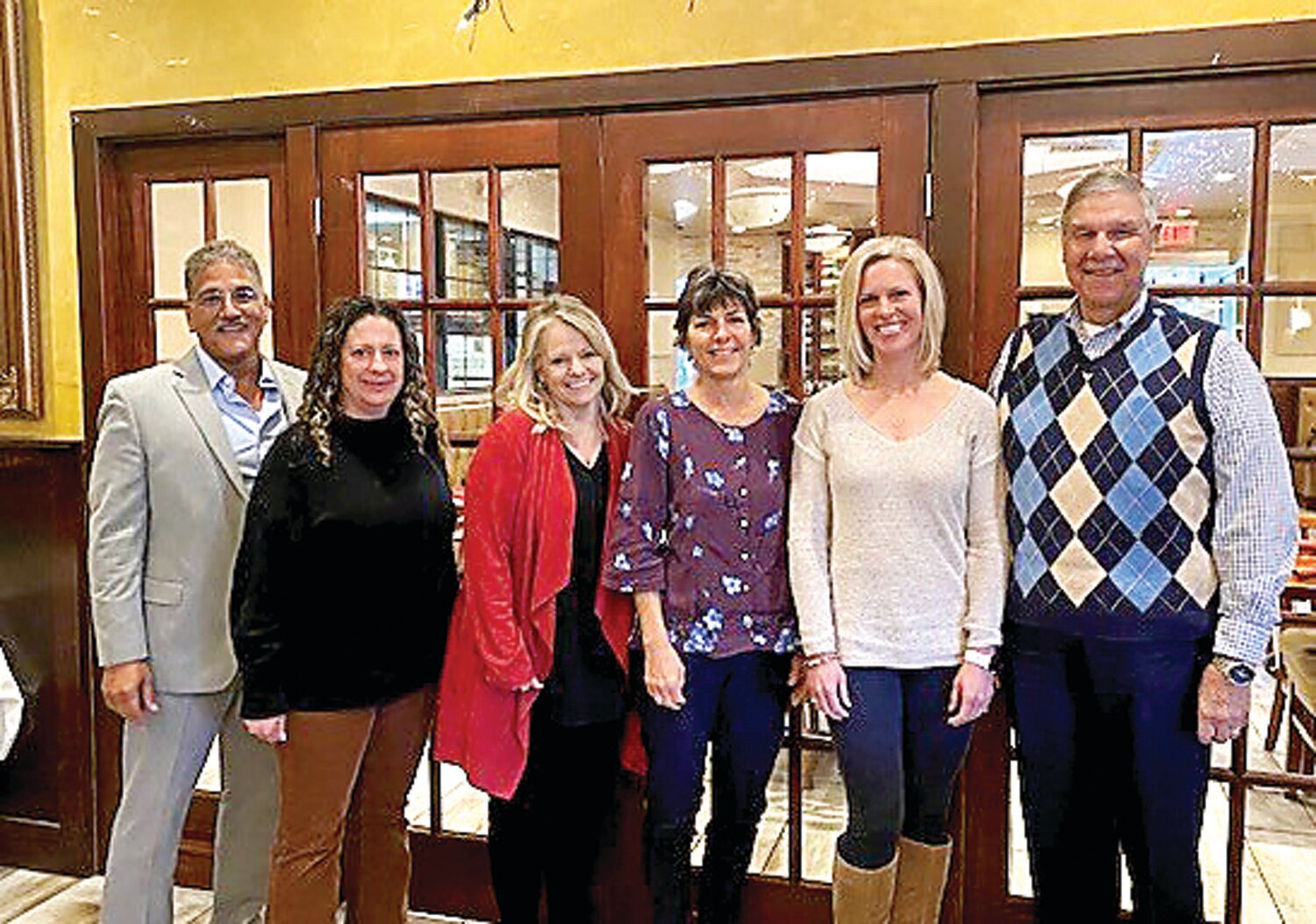 Celebrating 20 or more years of service to The Council of Southeast Pennsylvania are, from left, Board Vice President Ron Rolon, Hope Gottlieb, Lisa Wedge, Cindy Tomlinson, Amy Bocklet and Board President Bill Wiegman.