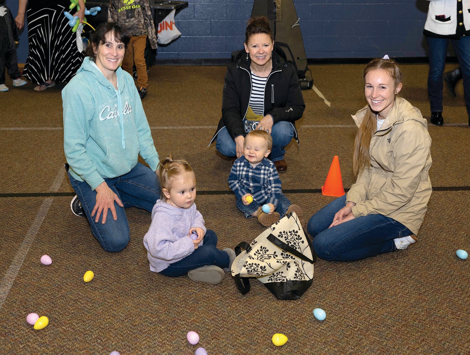 From left, Susan Ely, Paisley Ely, Ridge Ely, Heather Titus and Emily Ely.