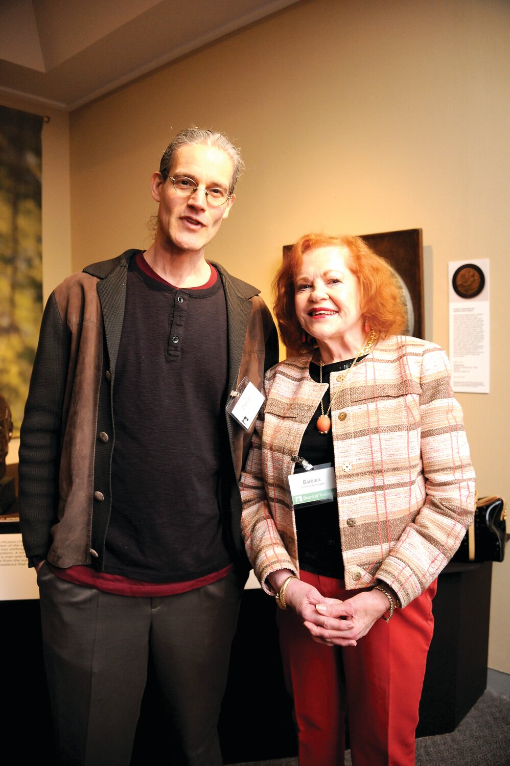 Daniel Anthonisen and Barbara Donnelly Bentivoglio.