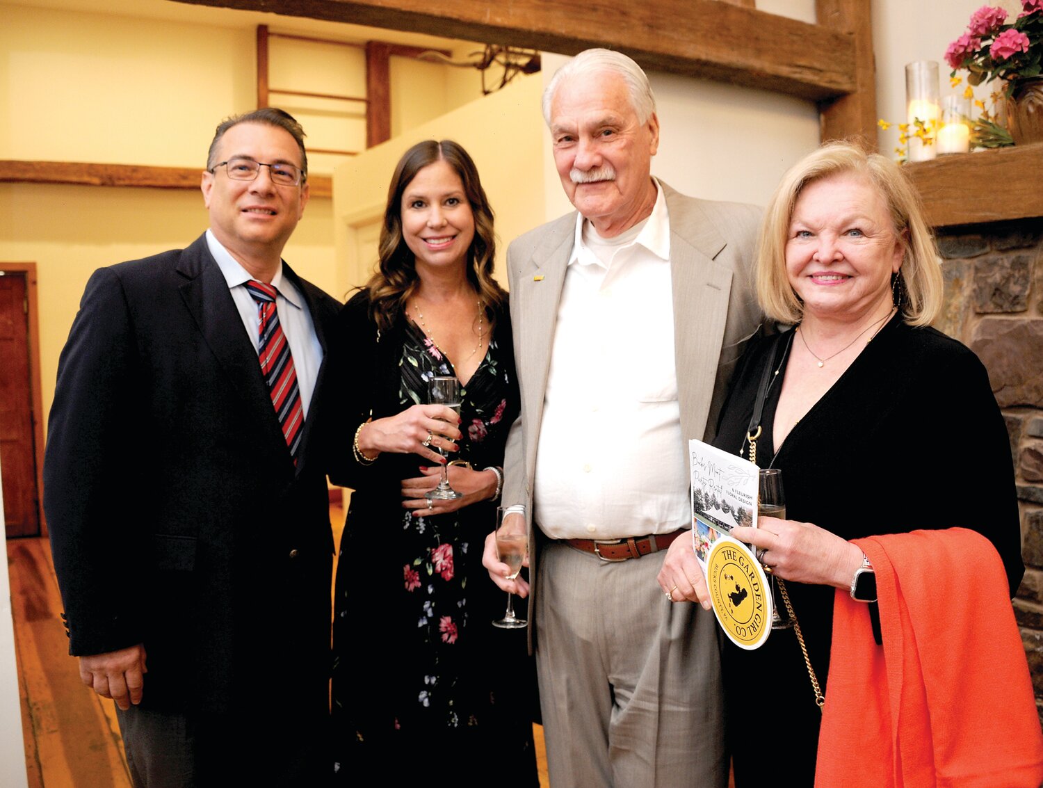 Sean and Kristen Newman, David Moore and Lin Hodgdon.