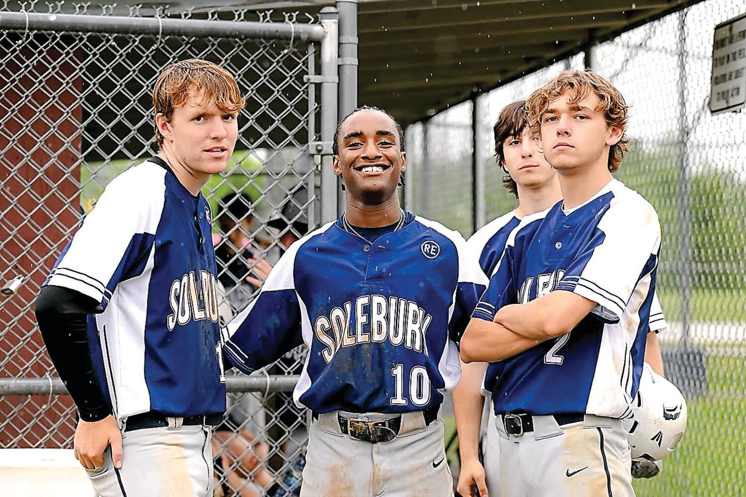 Solebury School teammates, from left, Sawyer Wesp, Obie Taylor, Max Wagshul and Ryan Eichem.