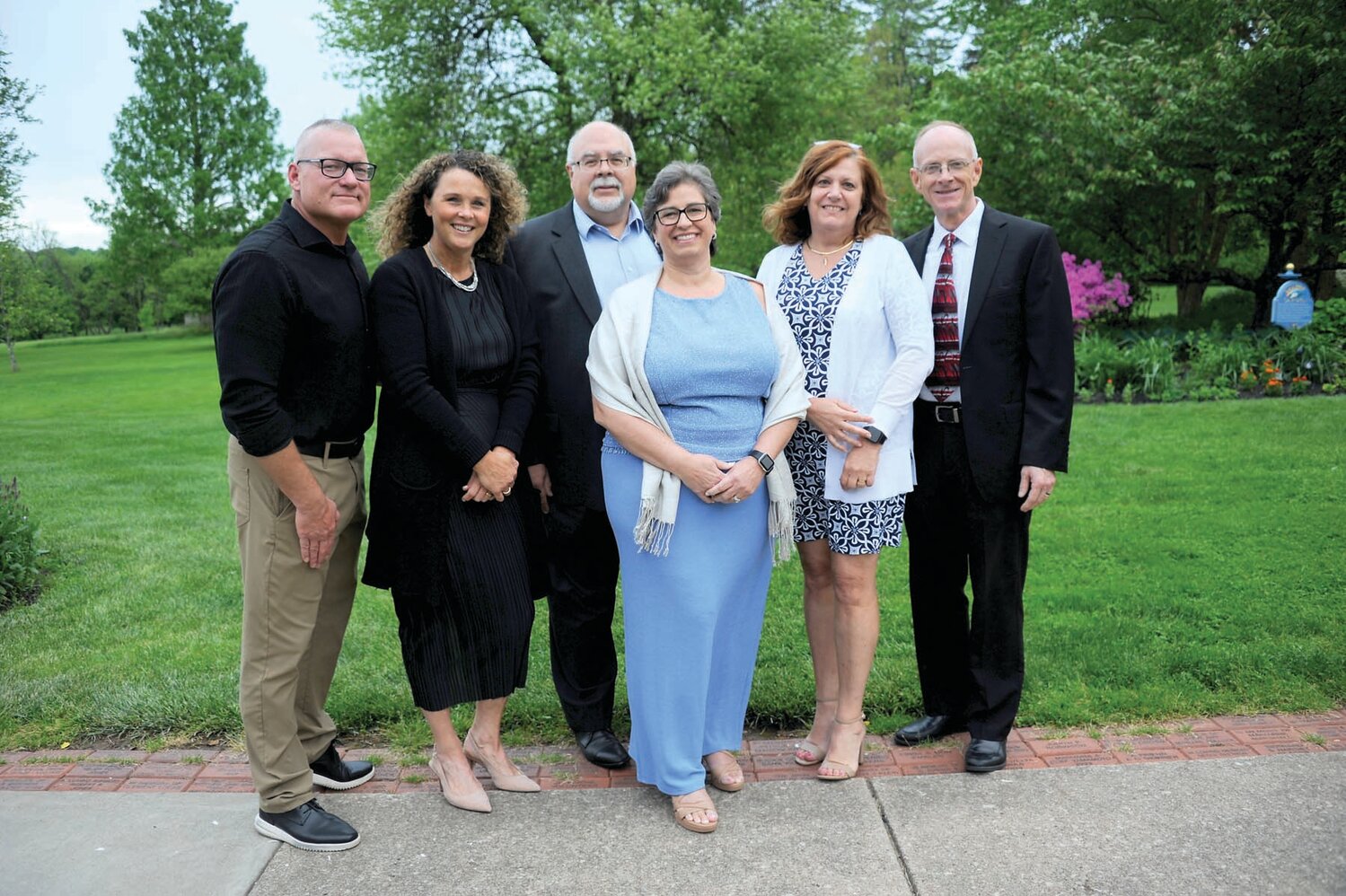 Jason and Renita Shelly, Steven and Charlotte Hunsberger, and Katie and Bill Longacre.