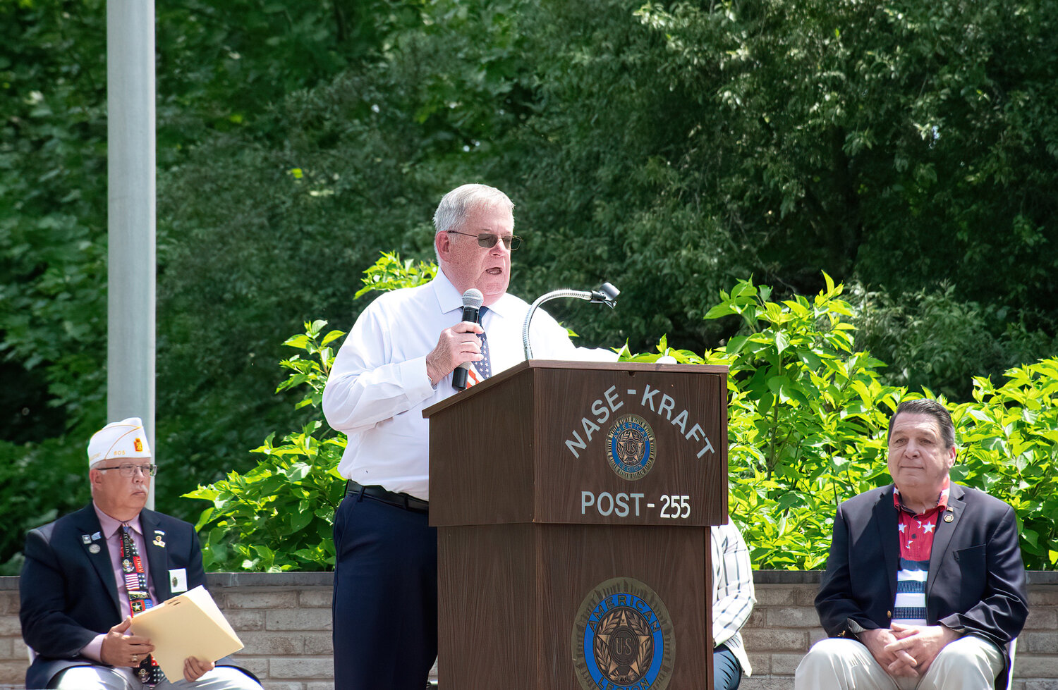 Sellersville Mayor Thomas C. Hufnagle delivers opening remarks.