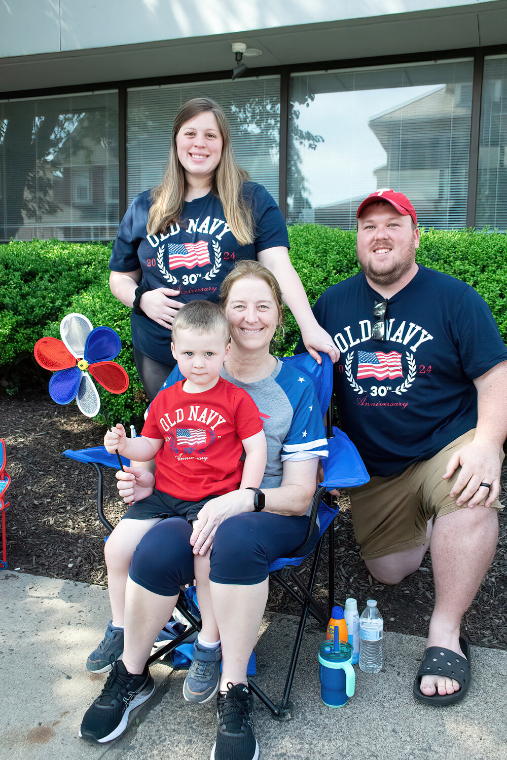 Meredith, Patrick and Donna Conley, with Kieran on her lap, of Sellersville.