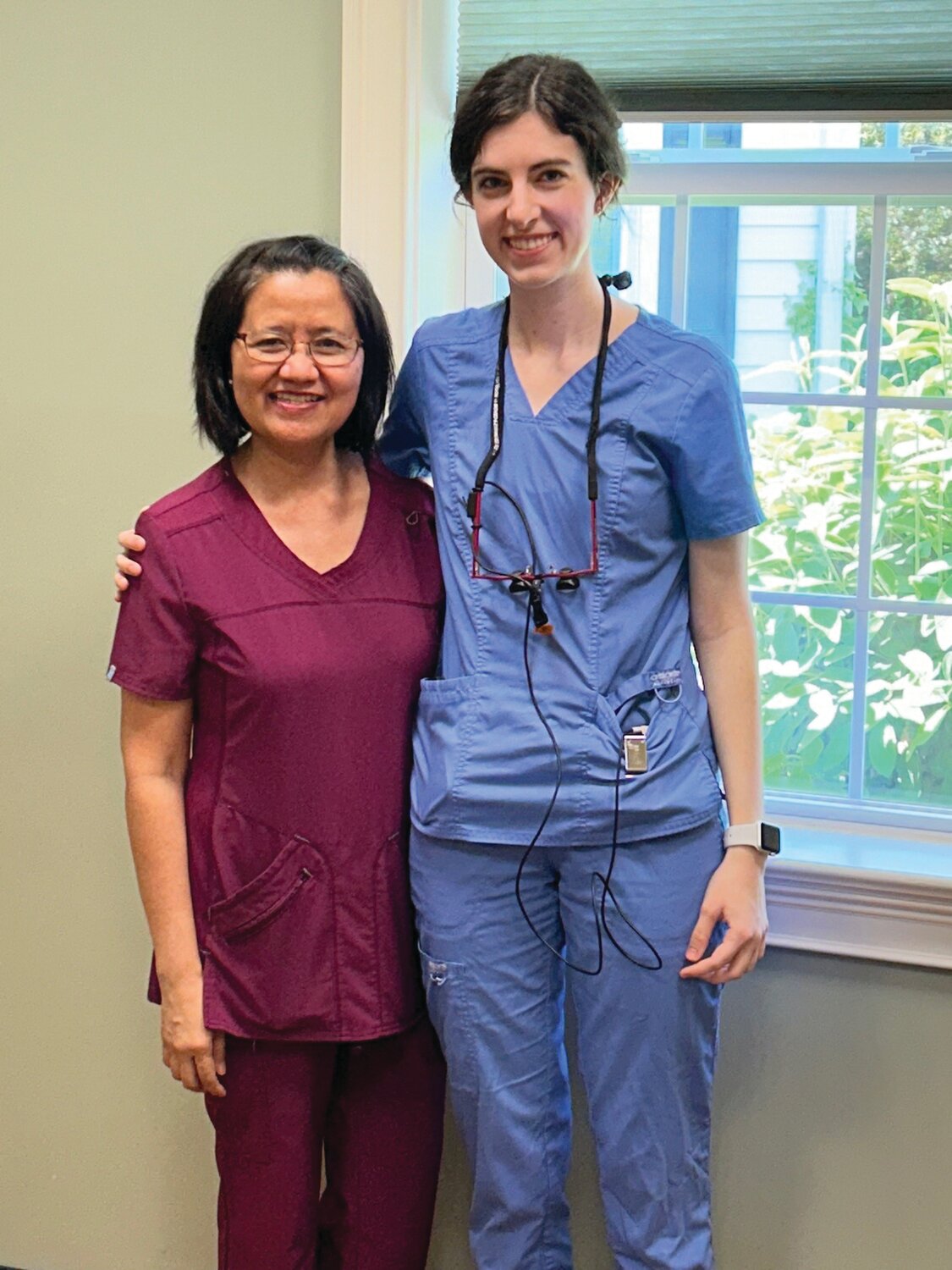 Dulce Cano, left, and Dr. Amanda Kucharzyk.