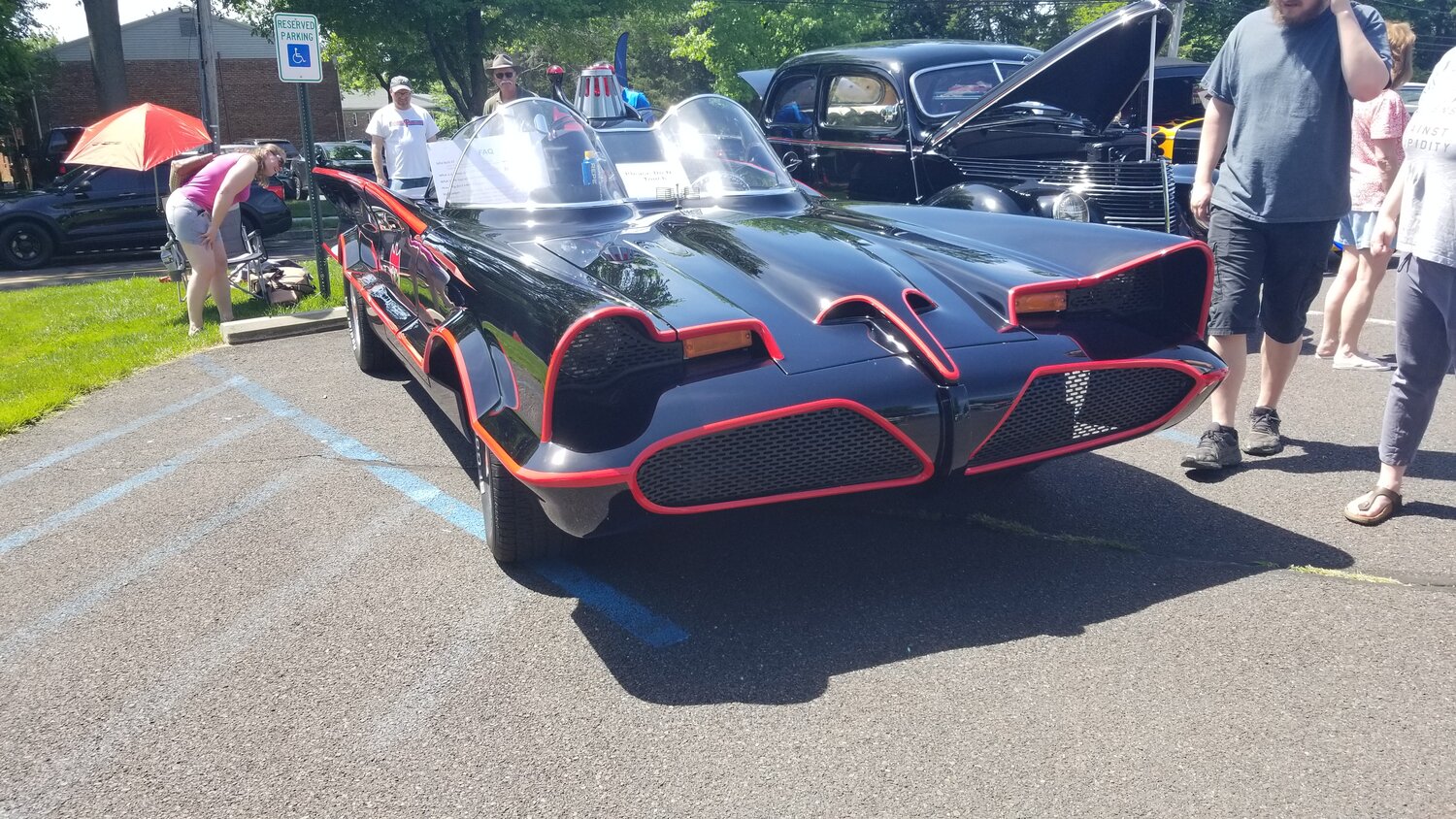 The Batmobile made an appearance at Dublin Community Day Saturday.