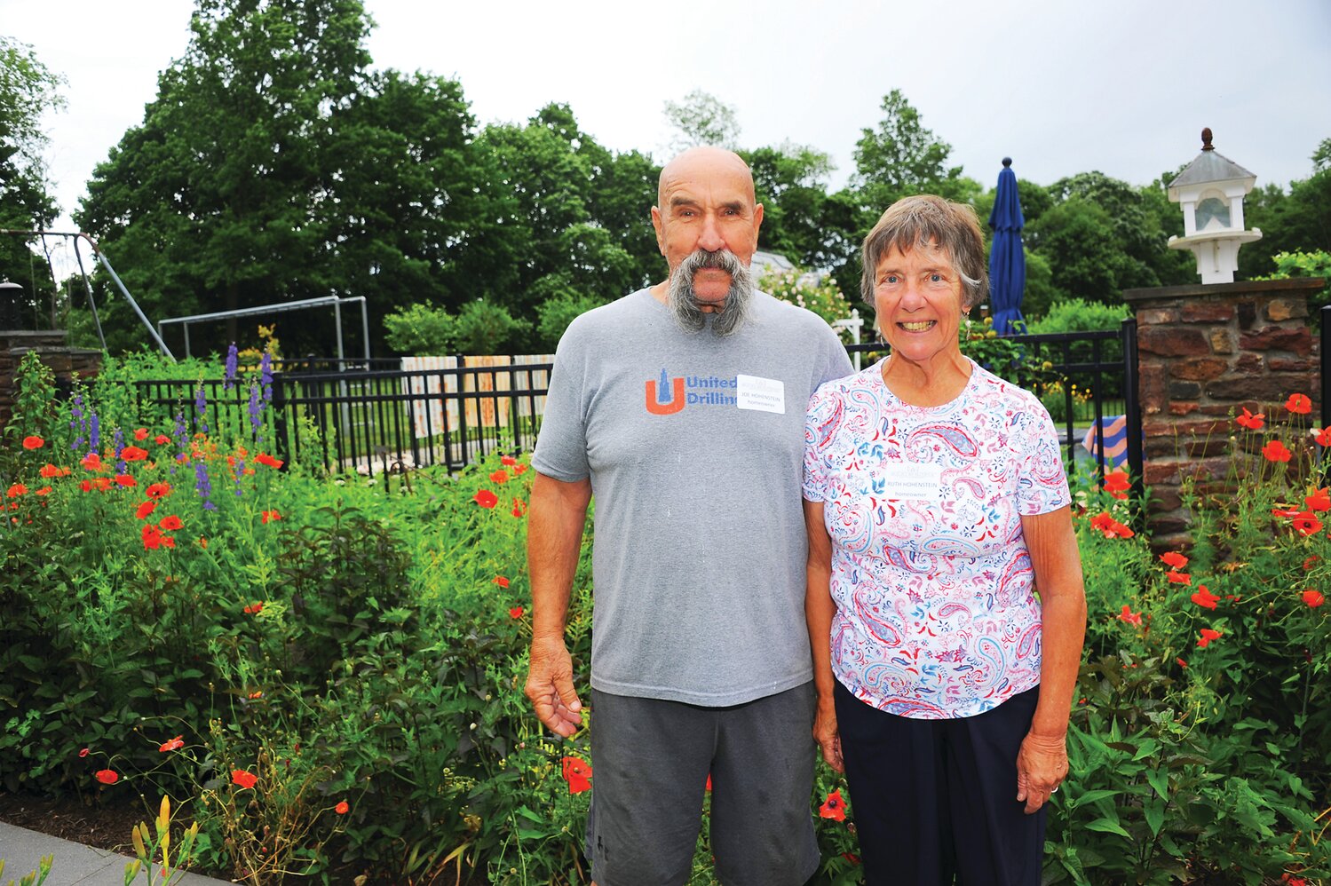 Homeowners Joe and Ruth Hohenstein.