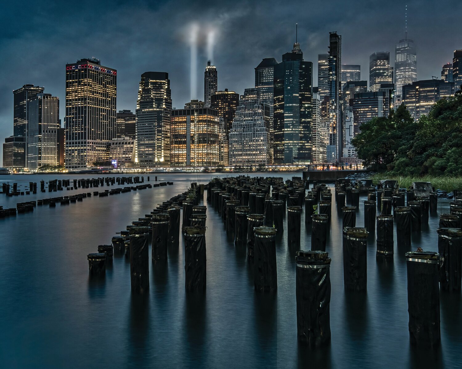 Gene Cangiani’s “9-11 Memorial Lights” was the co-winner in the Open category.