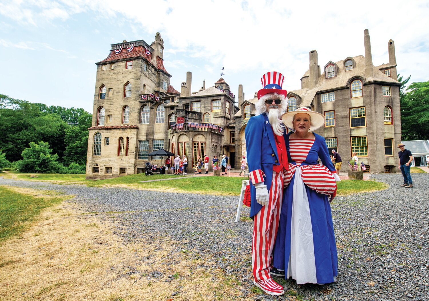 Proud displays of old-fashioned patriotism highlighted Fonthill Castle’s Independence Day celebration July 4.