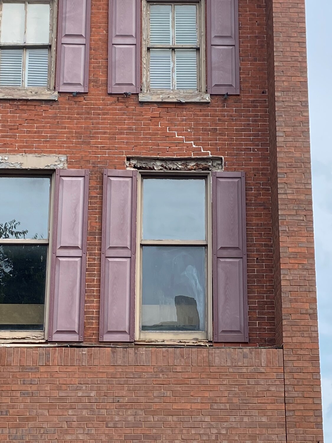 The front of the vacant building at 34 W. State St. in Doylestown Borough.