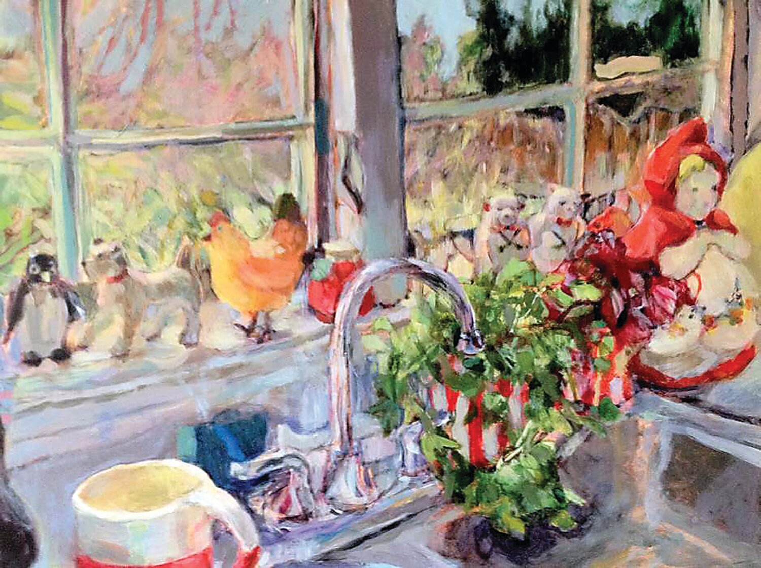 “The Kitchen Window” is by Claudia Fouse Fountaine.