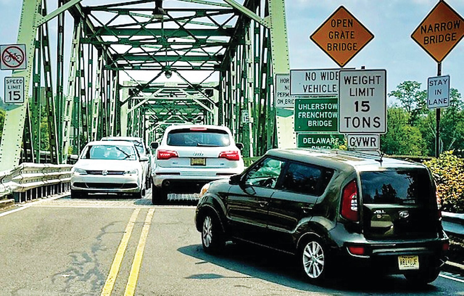 The Delaware River Toll Bridge Commission plans to widen the Uhlerstown-Frenchtown Bridge pedestrian walkway without narrowing the two-lane roadway.