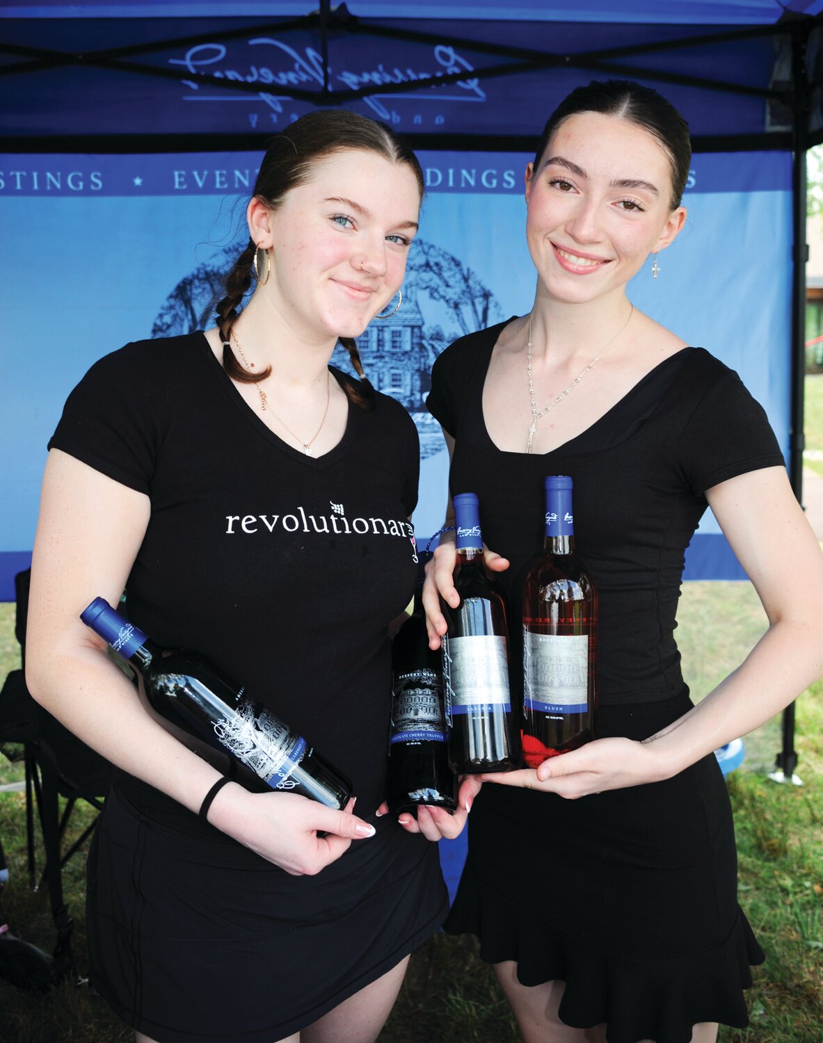 Hayley Larkin and Rachel Kusters of Crossing Vineyards.