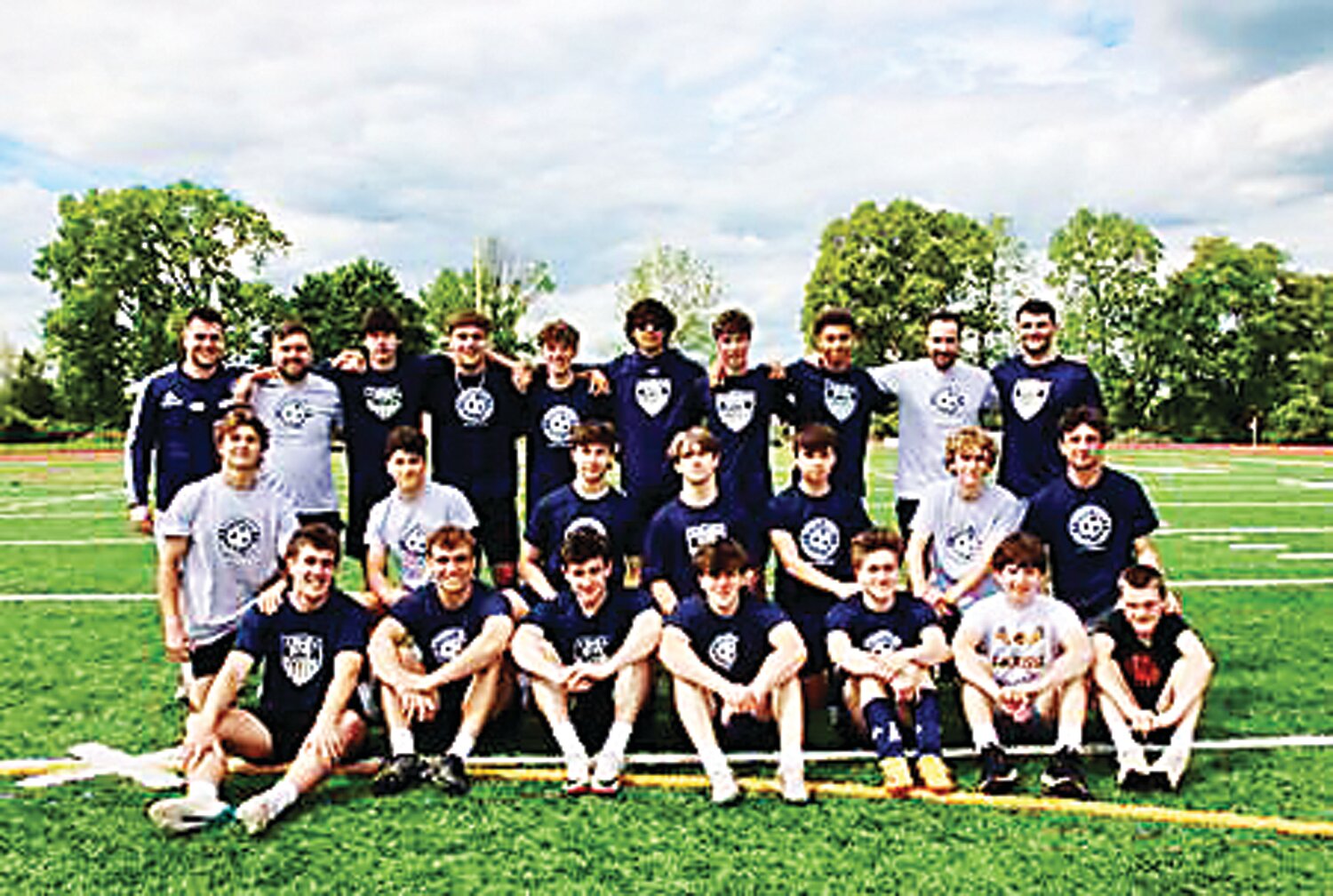 Soccer players who participated in the Robert Nagg Memorial Game.