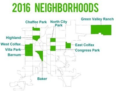 2016 Denver Environmentally Sustainable Neighborhoods