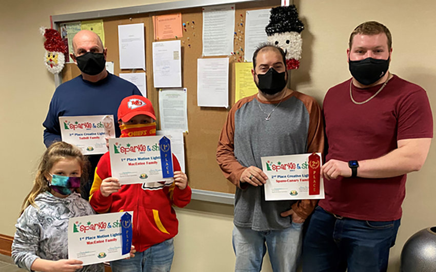 Winners of the 2021 Vision of Wallkill Sparkle &amp; Shine Decorating Contest were recognized and awarded certificates on Thursday, January 6 at the Shawangunk Town Board Meeting.
