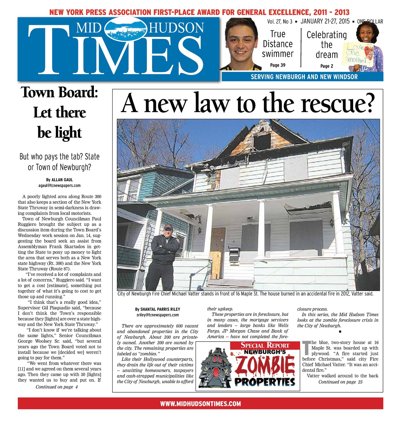 Mid Hudson Times January 21, 2015 My Hudson Valley