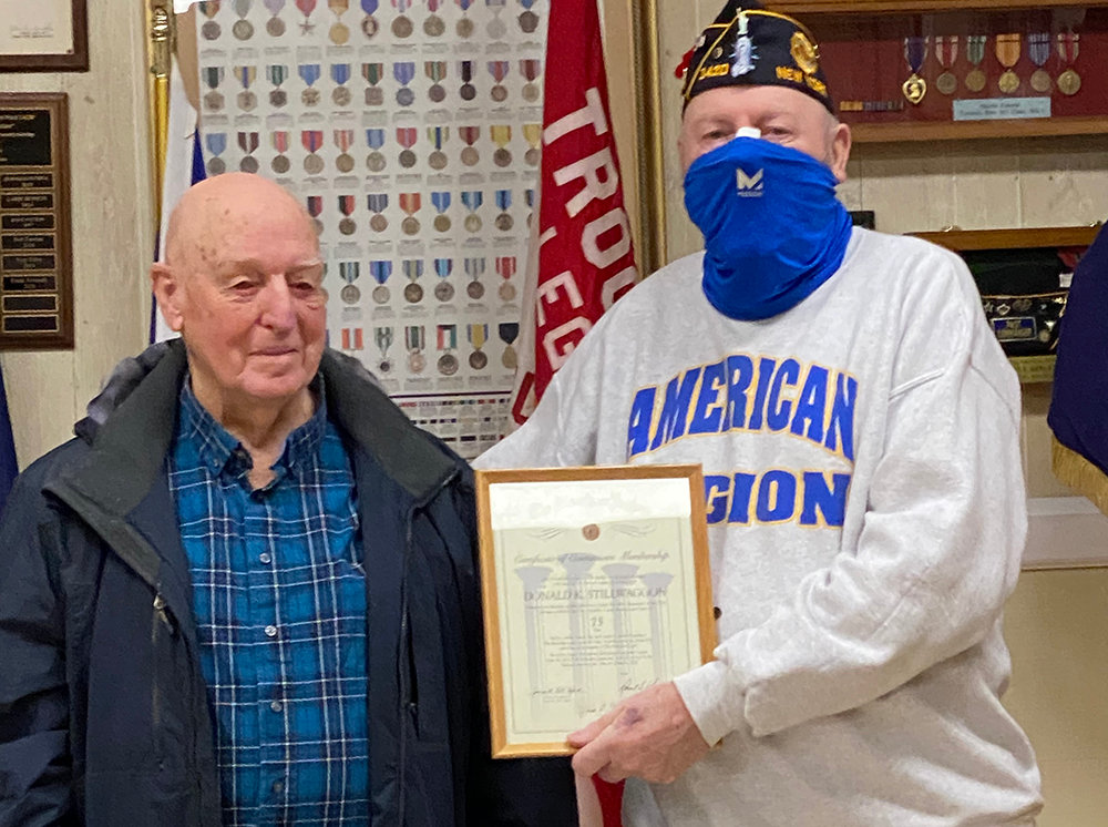 Legion honors a 75-year member | My Hudson Valley