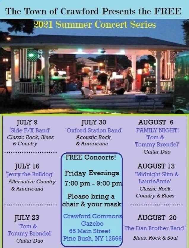 Town of Crawford Summer Concert Series My Hudson Valley