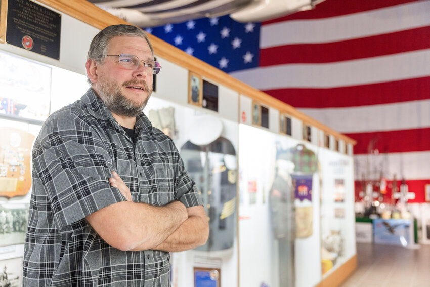Veterans Memorial Museum Executive Director Chip Duncan talks about the life of Saddam Hussein and how one of three known authenticated outfits in America made its way to Chehalis.