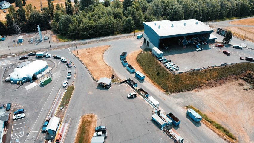 The Central Transfer Station is pictured last year.