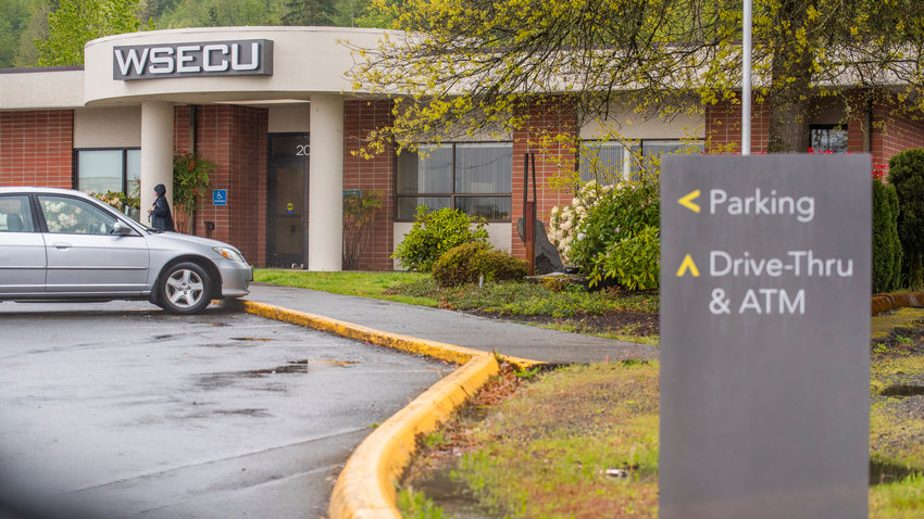 The county ratified a $67,000 contract with Centralia-based company Schwiesow Construction, Inc., plus a $5,600 change order, on Dec. 10 for renovations to the new permanent night-by-night shelter at 2025 NE Kresky Ave. The work involved the installation of fire sprinklers and fire alarms, frontage work, fencing and a building renovation, including light non-structural framing work to meet the needs of a different use. The property is pictured here when it was still a WSECU branch in 2022.