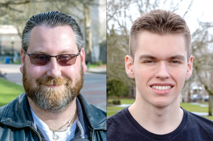 Centralia College has named Andrew Thompson, left, and Ethan Myers to the 2023 All-Washington Academic Team, the college announced this week.