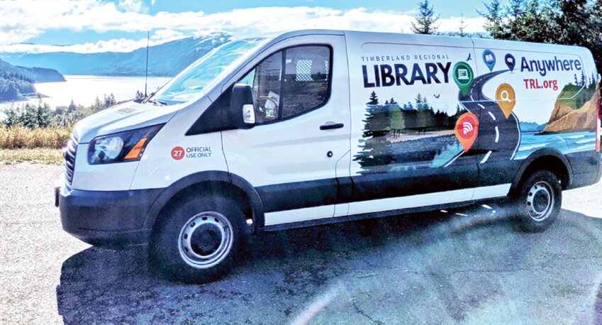 Timberland Regional Library&rsquo;s Anywhere Library van is pictured in this photo provided to The Chronicle.