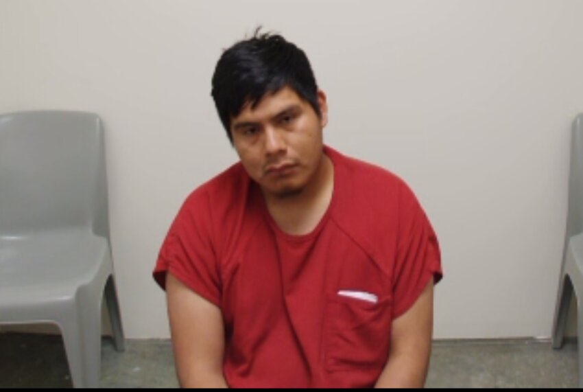 Fabian De Jesus Juarez, 22, of Mossyrock, appears in Lewis County Superior Court on Monday, June 12.
