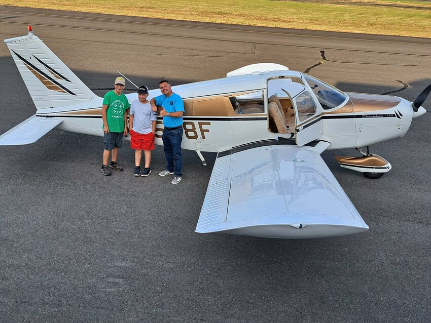 Gavin Ward, who is part of the Lewis County Civil Air Patrol Cadet Program, hopes to obtain his pilot&rsquo;s license.