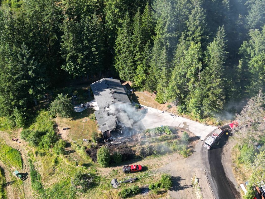 Lewis County Fire District 6 responded to a reported outbuilding fire last week in rural Chehalis. Mutual aid crews from Chehalis Fire Department arrived first to find a working fire that had extended into the home. No injuries were reported.