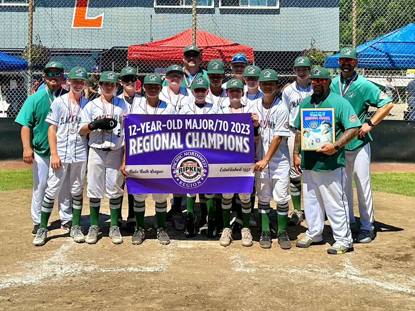 The Black Hills 12U All-Stars pose for a photo after winning the Cal Ripken Northwest Regional title in Longview last week. The team is now bound to Branson, Missouri for the Cal Ripken World Series, starting Aug. 4.