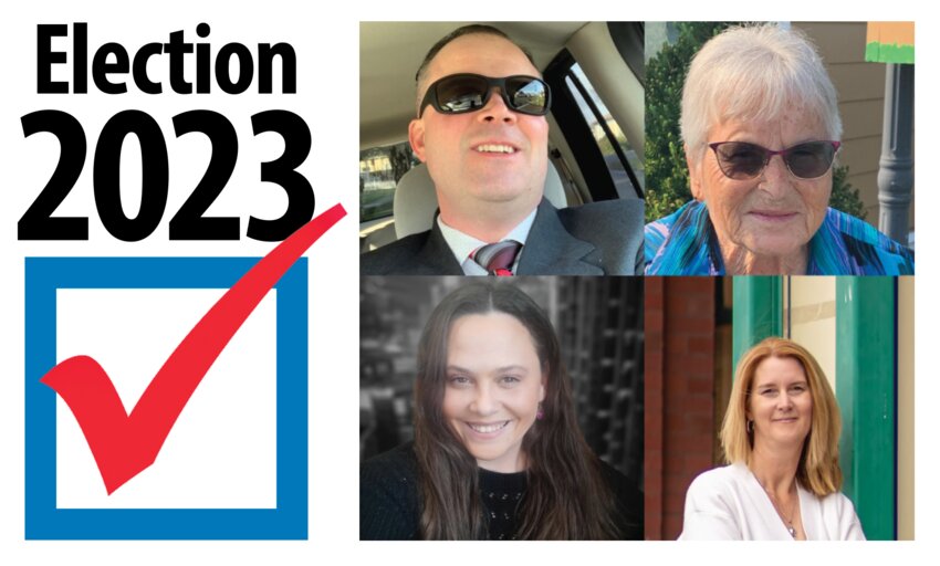 Clockwise from top left are Anthony Ahrens, Joyce Barnes, Kelly Smith Johnston and Leah Daarud.