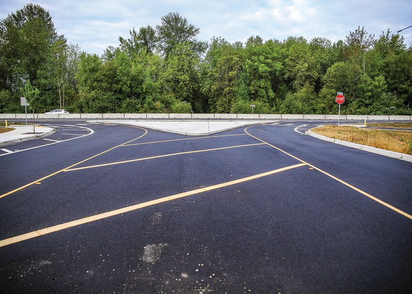 The barriers at the intersection of Rasmussen Boulevard and northbound state Route 503 in Battle Ground have been removed, and the stretch of road is now open to provide the city&rsquo;s sixth east-west option from state Route 503 in city limits.