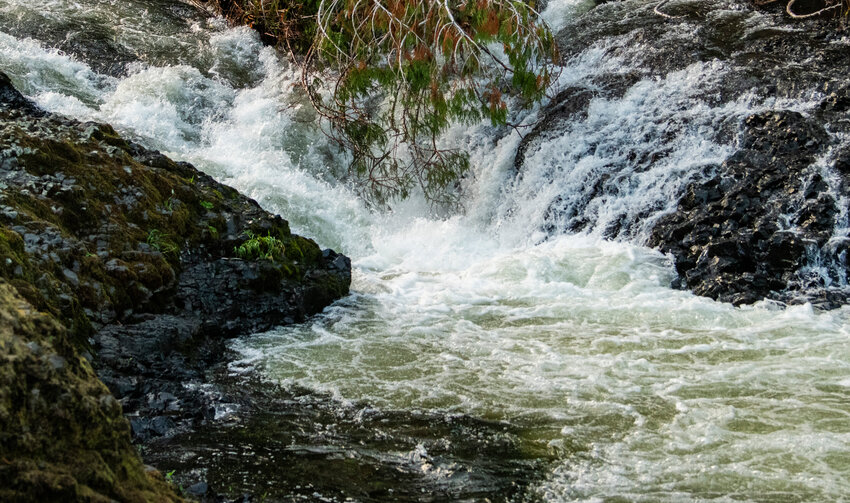Rainbow Falls is pictured on Sunday.