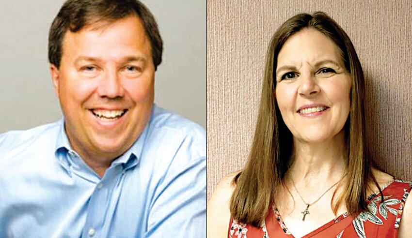 From left, J. Vander Stoep and Julie Balmelli-Powe.