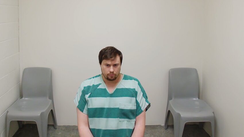 Evan L. Schimelpfenig appears in Lewis County District Court via WebEx on Dec. 20.