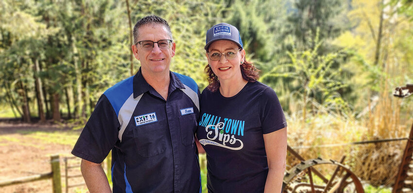 Sam and Trista Glackler began operating Exit 16 Brewing from their La Center farm in 2021.