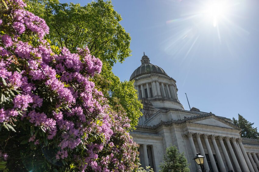 The Washington State Capitol building in Olympia on Thursday, June 6.