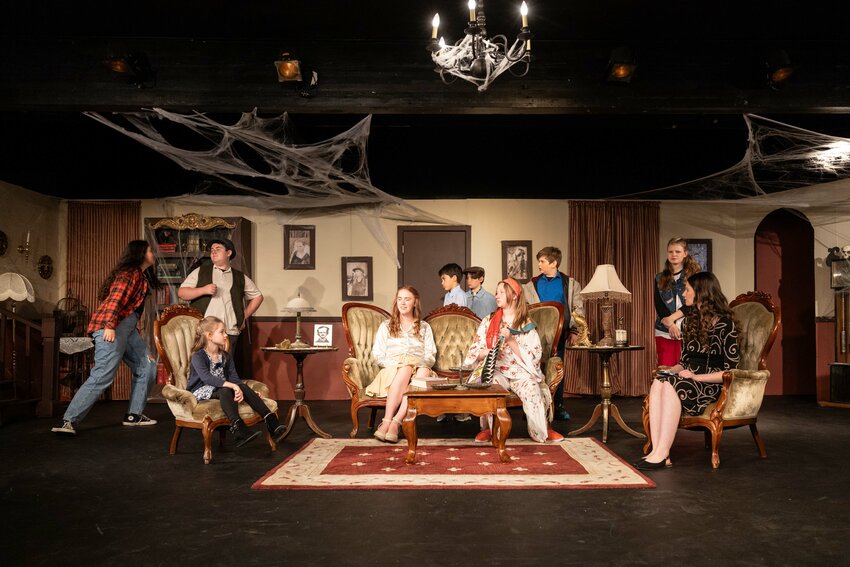 TOAD summer program students rehearse for &ldquo;Usher: A Totally Teen Comedy&rdquo; at the Evergreen Playhouse on Tuesday, July 30.
